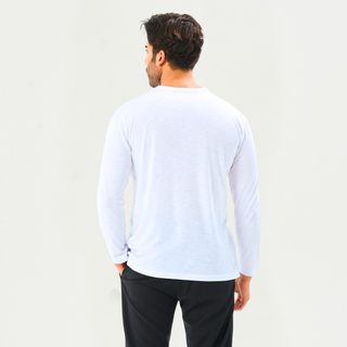 Qsimple Long Sleeve Flared Modal Men's T-shirt