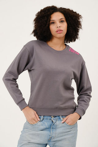 Qsimple Organic Freak Grey Sweatshirt