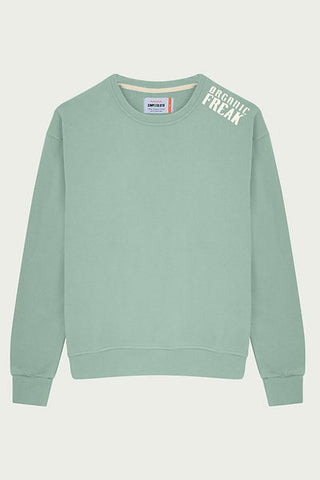 Qsimple Organic Freak Wheat Green Sweatshirt