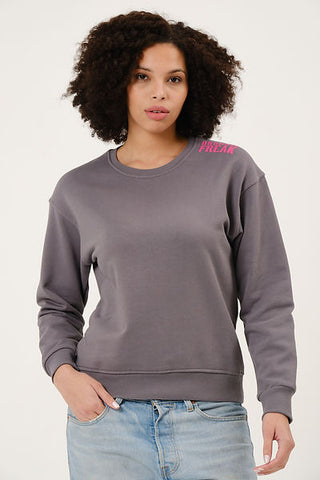 Qsimple Organic Freak Grey Sweatshirt