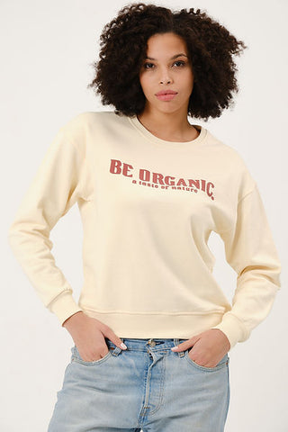 Qsimple Be Organic Butter Sweatshirt 100 % økologisk bomuld